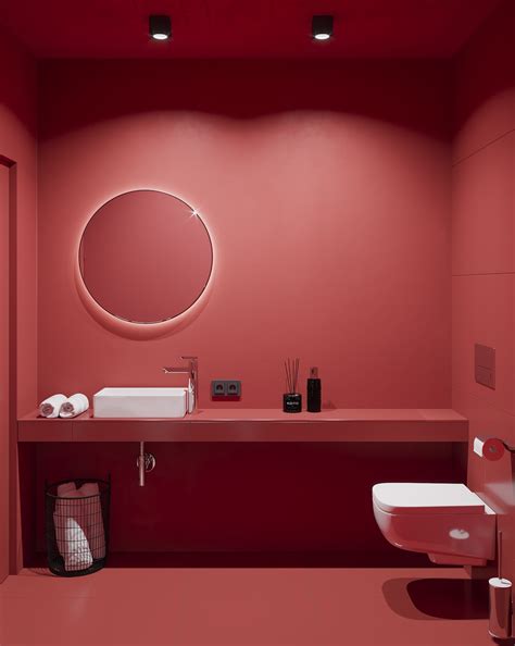 51 red bathrooms design ideas with tips to decorate and accessorize yours