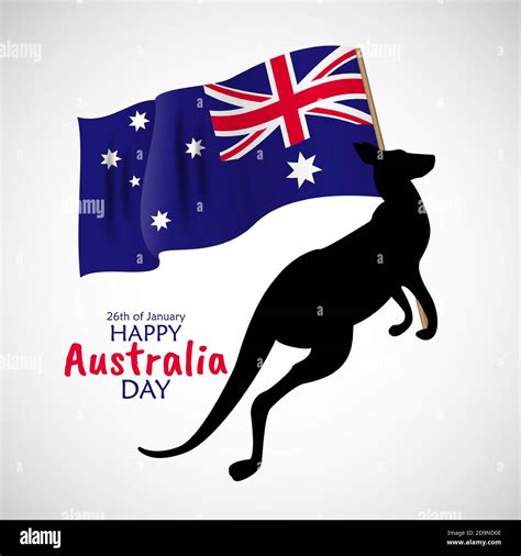 26 January Happy Australia Day Vector Illustration Stock Vector Image And Art Alamy
