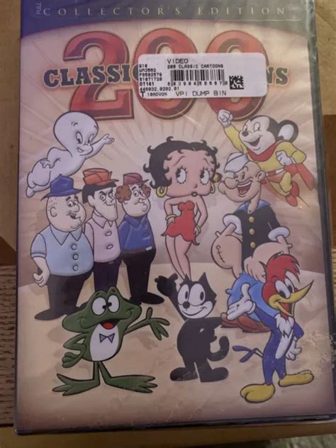200 Classic Cartoons Dvd Vintage Classic Cartoons Betty Boop Mighty