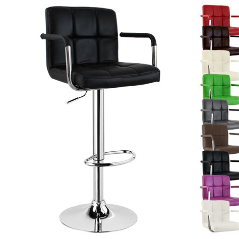 Kitchen island pendant lighting ideas. 1 x Bar Stool Faux Leather with Arm and Back Swivel ...