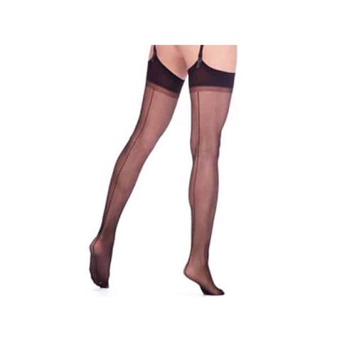 Sheer Stretch Nylons With Seams Glamour Boutique
