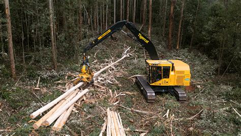 H E Harvester Instand Harvesting Tigercat