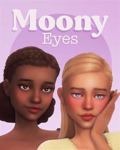 Sims 4 Cc Moony Eyes Sfs The Sims 4 Skin Sims 4