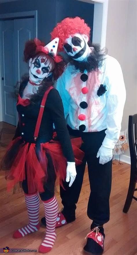 Collection by sheri • last updated 2 days ago. Creepy Clown Couple Costume