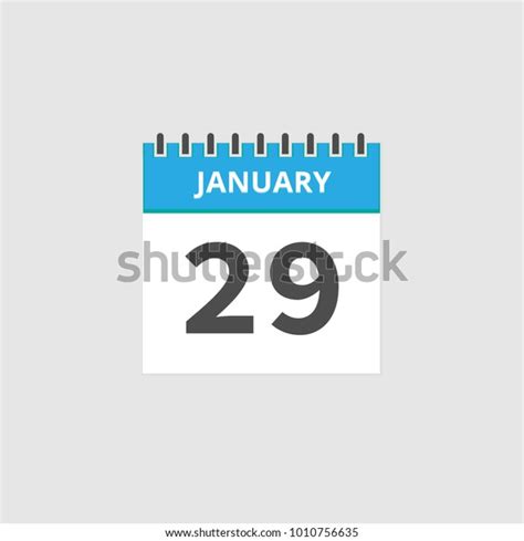 On January Calendar Icons Stock Vector Royalty Free 1010756635