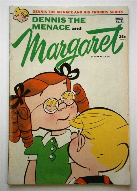 Dennis The Menace And Margaret Comic Book 21 Copyright 1974 By
