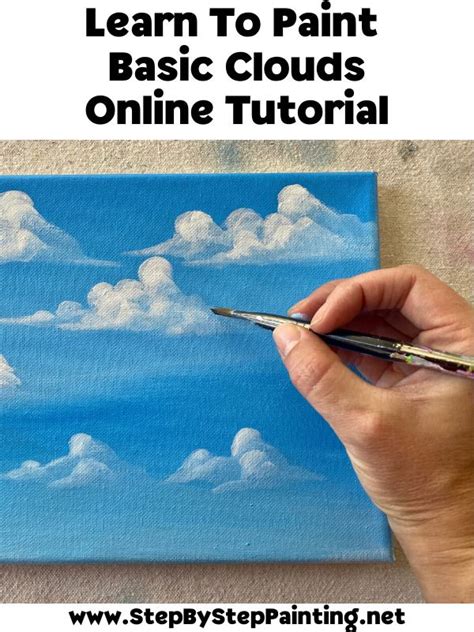 Cloud Painting Acrylic Acrylic Painting Lessons Painting Art Lesson