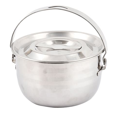 Stainless steel soup bowls heat and cold resistant, can be used to steam eggs, steam rice, stew soup, etc. Kitchen Stainless Steel Cooking Lidded Milk Soup Pot Pan ...