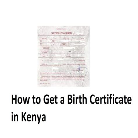 How To Get A Birth Certificate In Kenya Wikitionary254