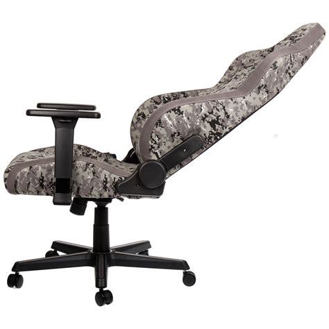 Caliber r1s ergonomic workstation design meets the individual's needs with an adjustable range 90° to completely flat 180° of the reclining backrest that helps revive your strength before the next battles. S300 Gaming Chair - Urban Camo