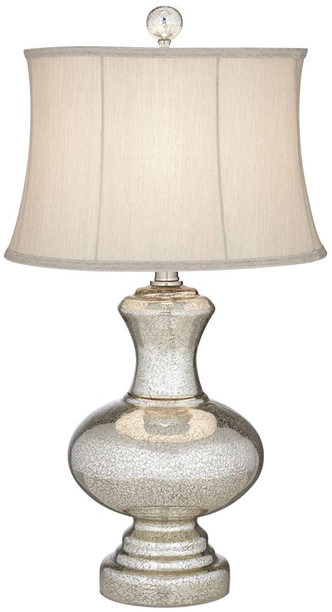 Pacific Coast Lighting PCL Moonshadow 32 H Table Lamp With Bell Shade