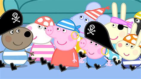 Watch Peppa Pig Season 3 Episode 4 Danny S Pirate Party The Train Ride