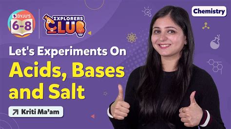 Acids Bases And Salt Class Science Introduction Definition Use Cbse Class Chemistry