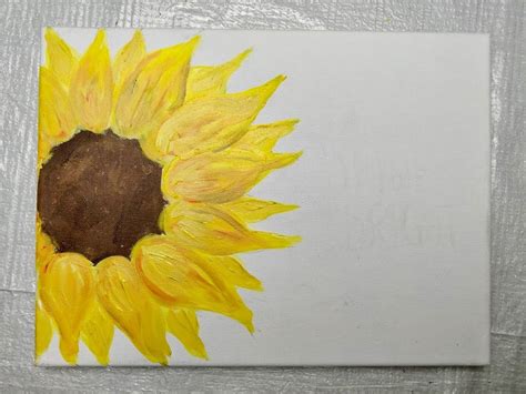 How To Paint A Sunflower Learn To Paint For Beginners Series