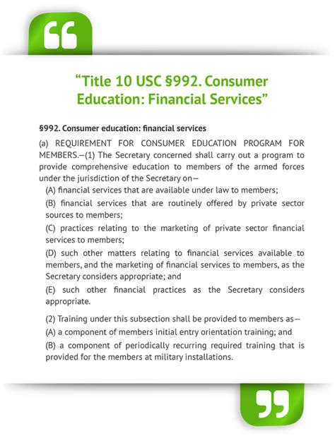 Military Financial Counseling Provider Training And Resources Nfec