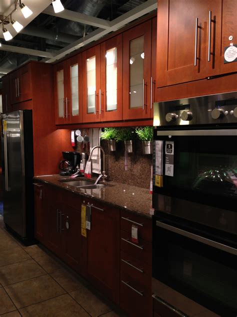 Choose between different flexible modular kitchen units at an affordable price. Ikea Kitchen - small space, pops of natural greenery, wood ...