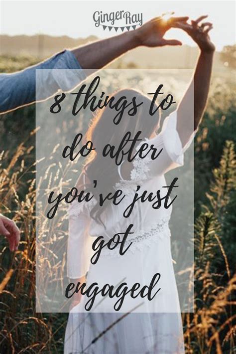 8 Things To Do After Youve Just Got Engaged Engagement Party Planning Newly Engaged Engaged
