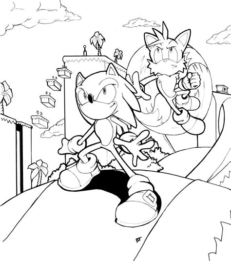 Download 53 Sonic And Tails S Coloring Pages Png Pdf File