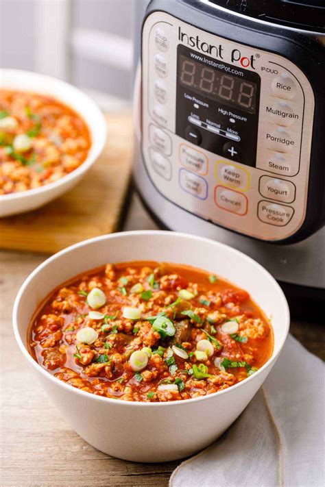 Instant pot ground beef chili recipe is one of my favorite comfort foods. Low Carb Instant Pot Turkey Chili (Keto and Paleo-Approved ...