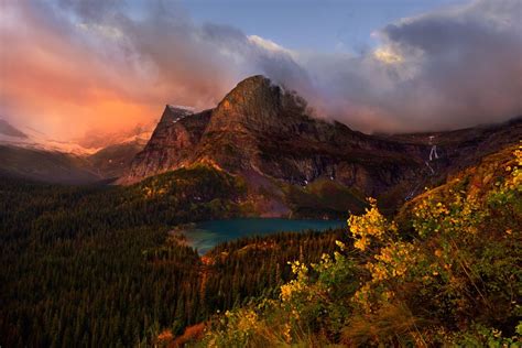 Grinnel Lake In Fall By Hillary Younger On Best Landscape