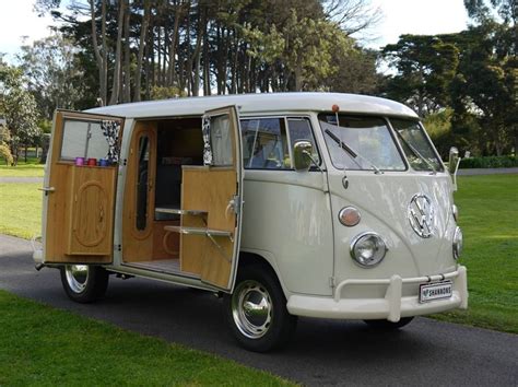 We then fitted a small kitchen pod with waeco 50 litre fridge, smev 9222 combi unit, tambour door and table. 1966 VW Combi Camper - this was my daily driver in 1968 ...