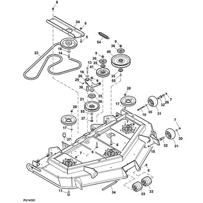 John Deere Inch Mower Deck Parts List