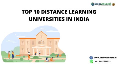 top 10 online distance learning universities in india 2023 brainwonders