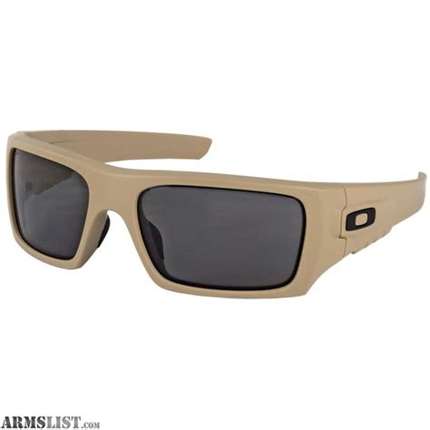 Armslist For Sale Oakley Standard Issue Ballistic Det Cord Glasses Desert Tan Frame With Grey