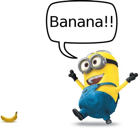Minions Banana PNG All