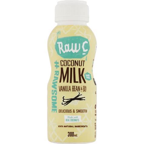 Raw C Coconut Milk Vanilla 300ml Woolworths