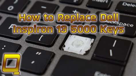 Although it's not a terrible problem if the keypress still registers without the key, it is quite difficult if a common key doesn't work at all. How to Replace Dell Inspiron 13 5000 Laptop Keys - YouTube