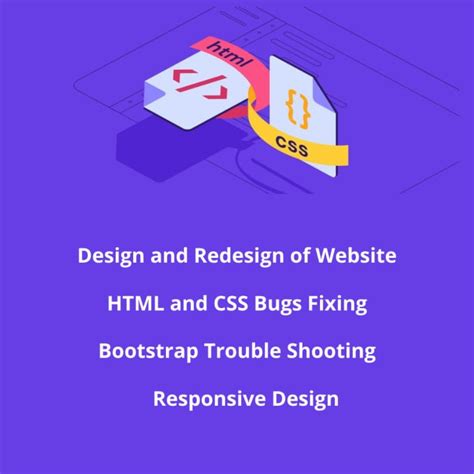 Fix Your Html Css Bootstrap Issues In Minutes By Femichuks Fiverr