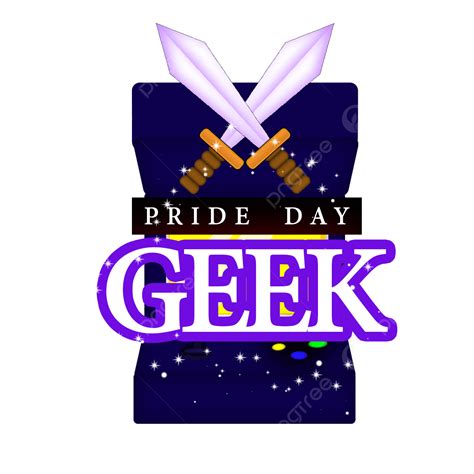 Geek Pride Day Typography With Plastations Creative Design Vector