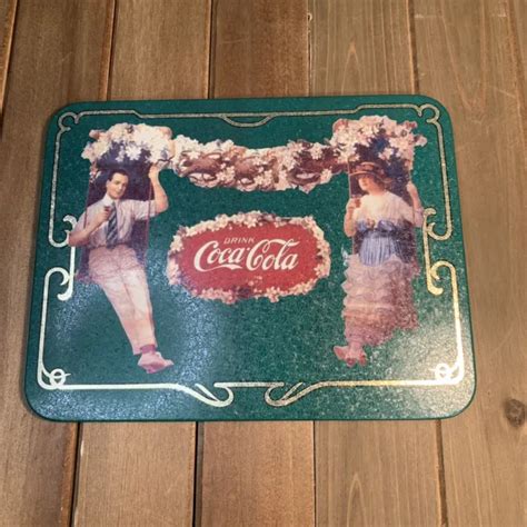 Coca Cola Coke Drink Wall Hanging Vintage Metal Tin Sign Authentic