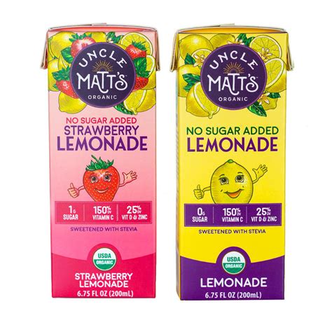 Uncle Matts Organic No Sugar Added Juice Boxes