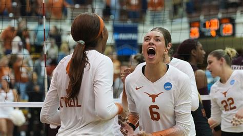 Madisen Skinner Pushes Texas Volleyball Team Into Ncaa Regional Finals