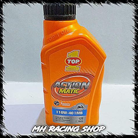 Jual Oli Top 1 Action Matic 1 Liter Sae 10w 40 Jaso Mb Oil Top 1