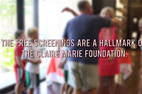Claire Marie Foundation Free Screening Day 2 The Claire Marie Foundation