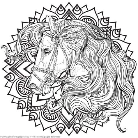 Mandala Horse Coloring Page Free Printable Coloring Pages For Kids