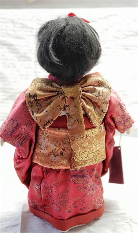 Japanese Porcelain Doll In Traditional Costume Etsy Canada Japanese