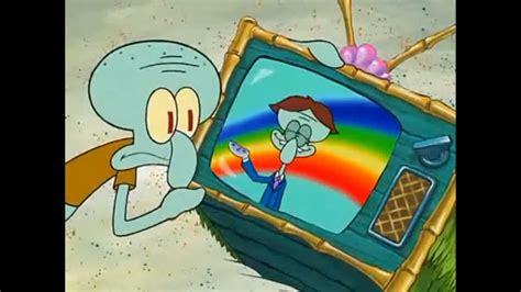 Squidward Watches Tv Meme Youtube