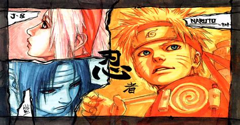 Sketches From Masashi Kishimoto Time Of Study Naruto