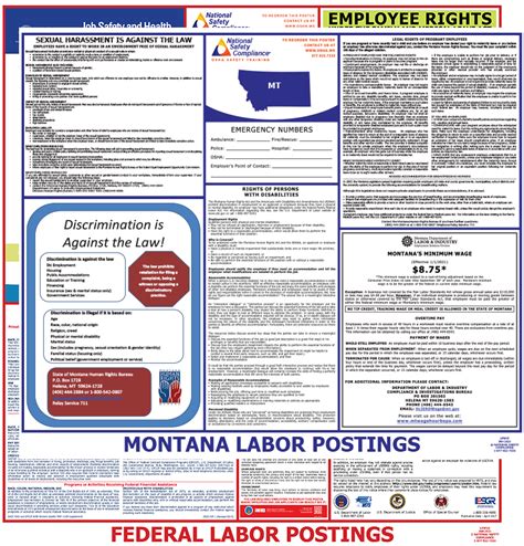 Montana 2022 Labor Law Posters State And Federal Labor Law Posters