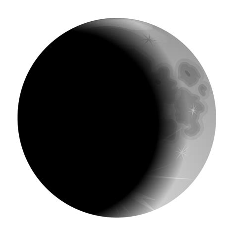 Illustration Of Crescent Black Moon Free Svg