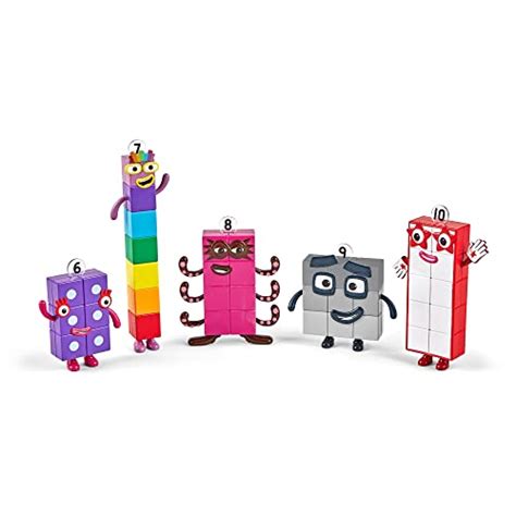 Hand2mind Numberblocks Friends Six To Ten Toy Figures Collectibles