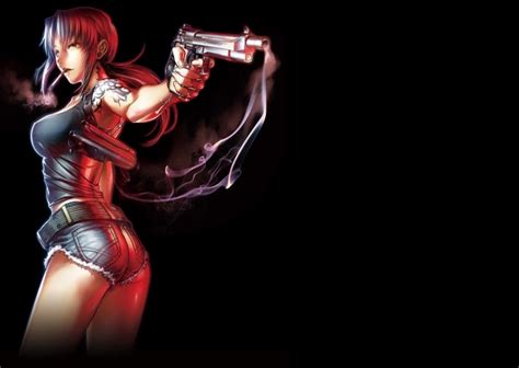 Black Lagoon Revy Wallpapers Hd Wallpaper Cave Hot Sex Picture