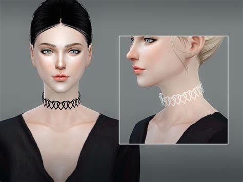 The Sims Resource S Club Ll Ts4 Lace Collar 03