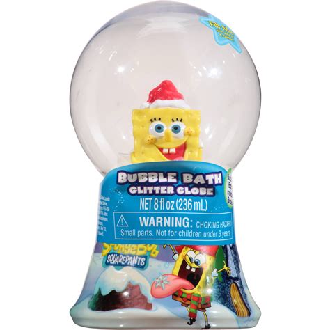 Spongebob Squarepants Bubble Bath Glitter Globe 8 Fl Oz
