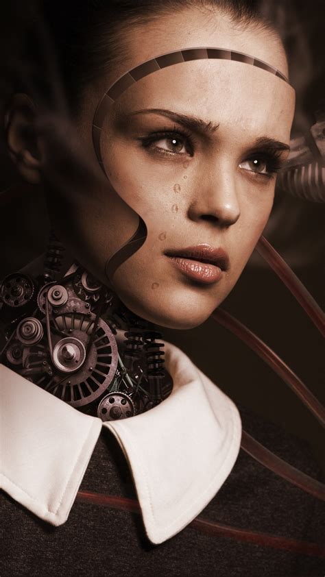 1440x2560 Robot Woman Artificial Intelligence Technology Robotics Girl Samsung Galaxy S6 S7