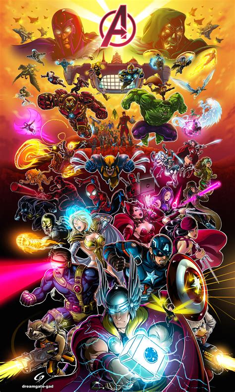 Marvel Avengers Alliance Assemble Forever By Gad By Dreamgate Gad On